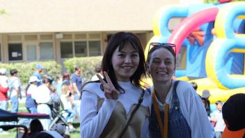 Minjung Kim and Jane Shawcroft Pic Nic Day